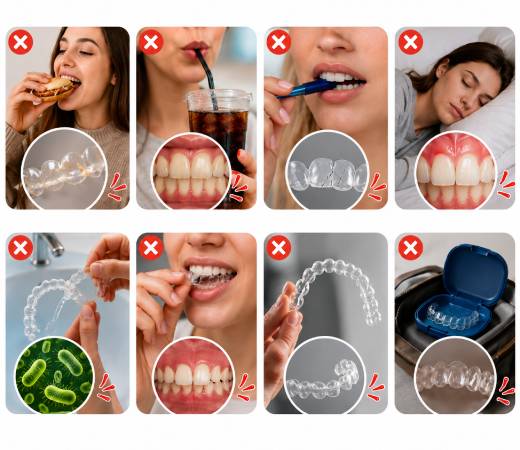 Bad Habits That Harm Invisalign Progress