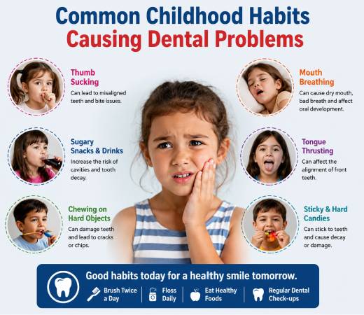 Childhood Habits That Harm Teeth